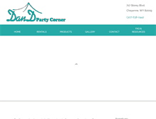 Tablet Screenshot of dandparty.com